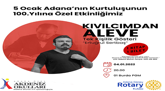Adana’da “bir kitap bir bilet” etkinliği