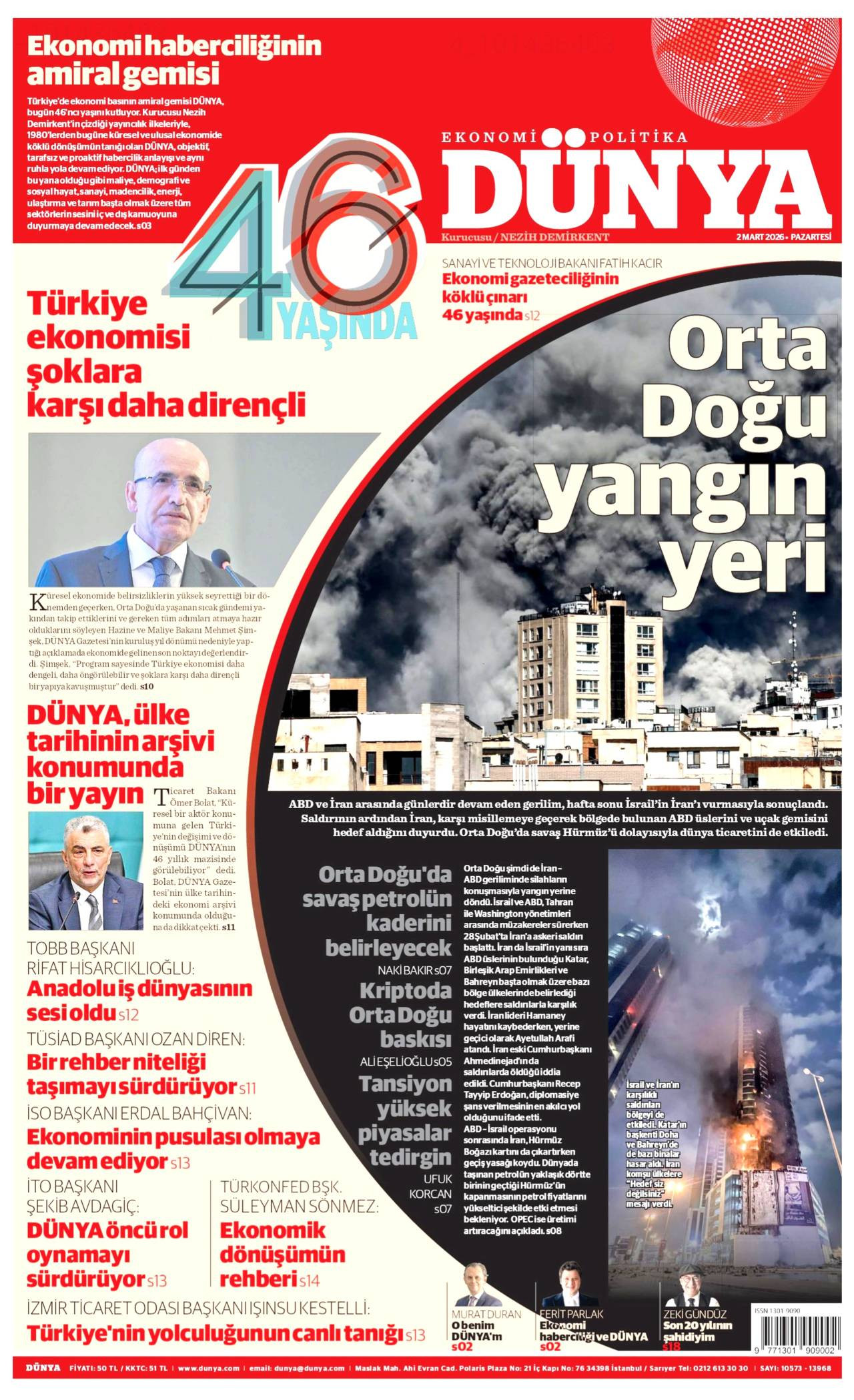 Dünya Gazete Manşeti