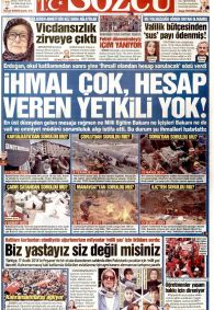 Sözcü Gazetesi Gazete Manşeti