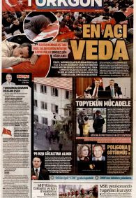 Türkgün Gazetesi Gazete Manşeti