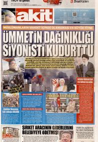 Yeni Akit Gazete Manşeti