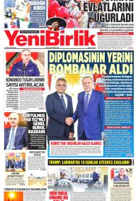 Yeni Birlik Gazetesi Gazete Manşeti